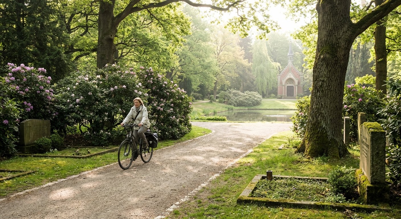 Fahrradtour Hamburg Ohlsdorf Friedhof