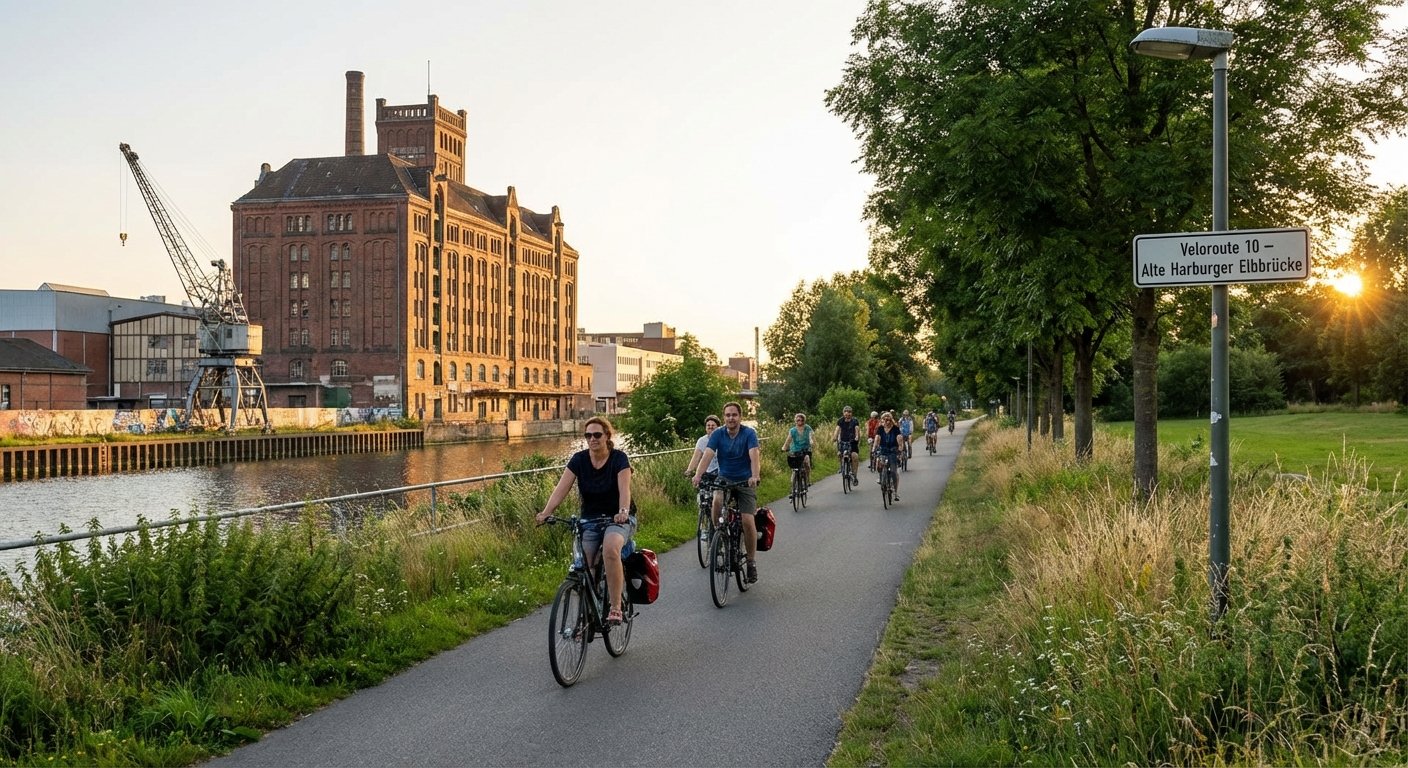 Fahrradtour Hamburg Süden